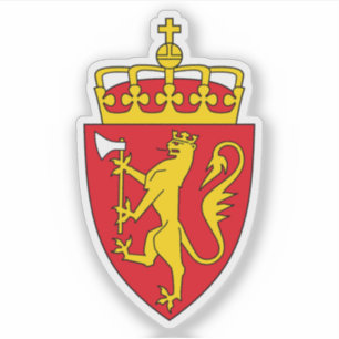 Pegatina Escudo del Reino de Noruega