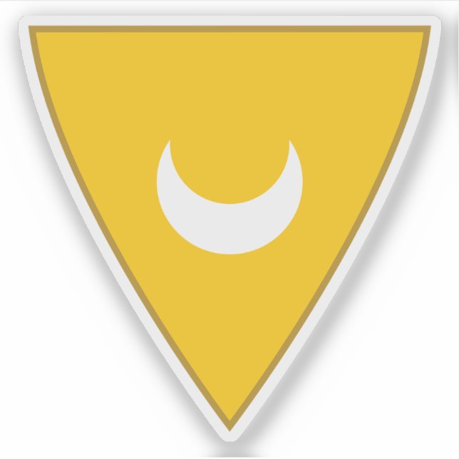 Pegatina Escudo del sultanato de Mamluk (Egipto) (Anverso)