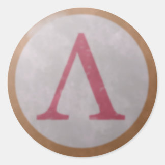 Pegatina Escudo Espartano