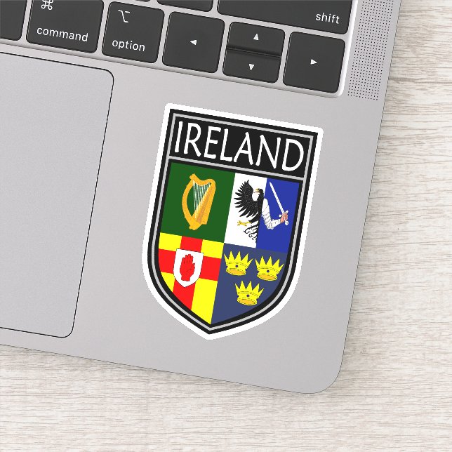 Pegatina Escudo Nacional de Irlanda (Detalle)