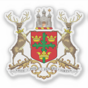 Pegatina Escudos de armas de la ciudad de Nottingham, Ingla