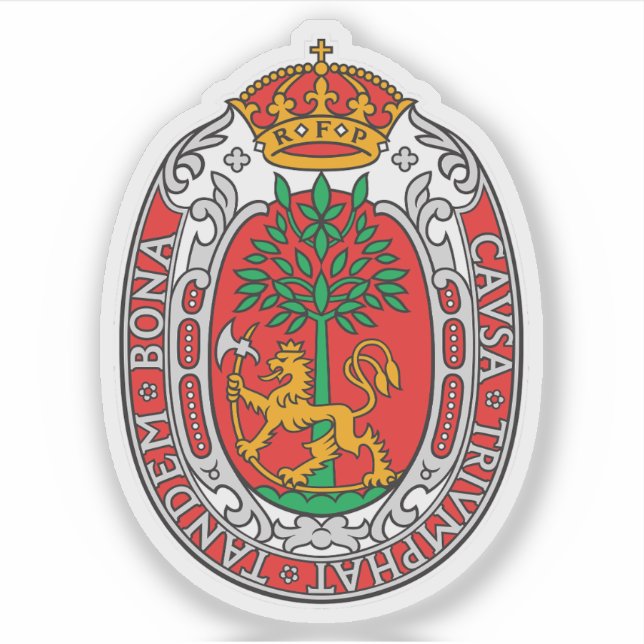 Pegatina Escudos de Kristianand (Anverso)