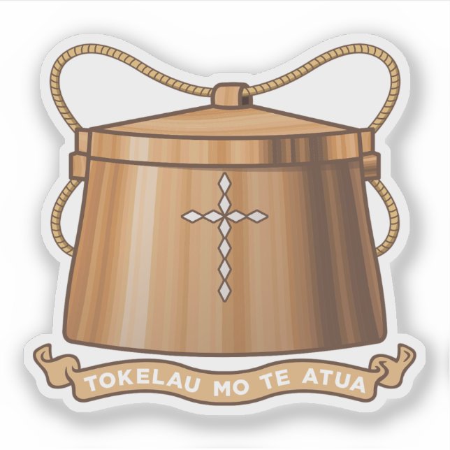 Pegatina Escudos de Tokelau (Anverso)