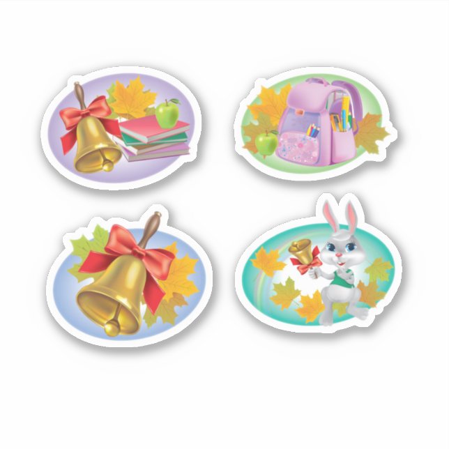 Pegatina Escuela (Anverso)