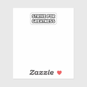 Pegatina Esforzarse Por Una Mayor Excelencia Aspiración Log