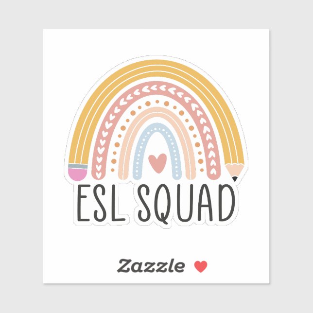 PEGATINA ESL SQUAD (Hoja)