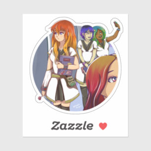 Pegatina Espaciado hacia fuera