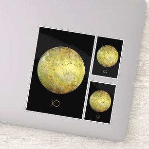 Pegatina Espacio exterior, Cosmos, Sistema Solar, E/S lunar