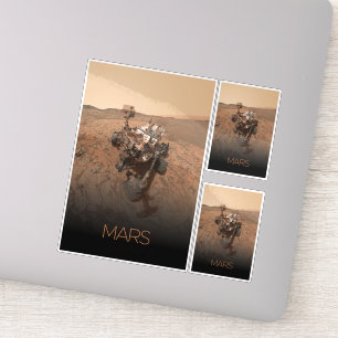 Pegatina Espacio exterior, Sistema solar, Marte del planeta