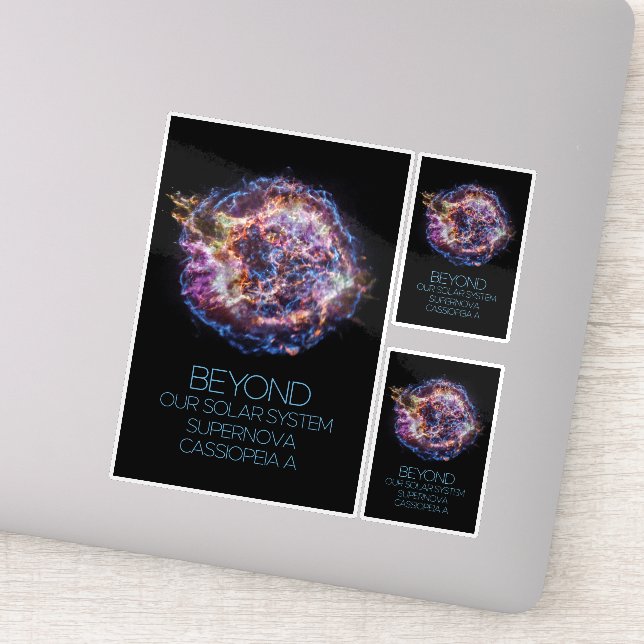 Pegatina Espacio ultraterrestre, Cosmos, Supernova Cassiope (Detalle)