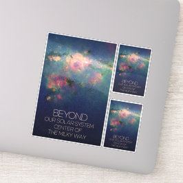 Pegatina Espacio Ultraterrestre, Galaxia, Centro De La Vía 