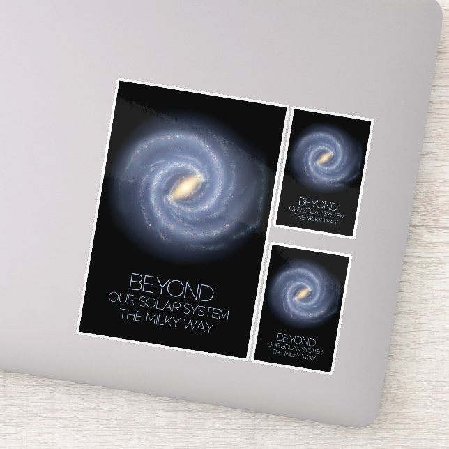 Pegatina Espacio Ultraterrestre, Galaxia, Vía Láctea, Cosmo (Detalle)