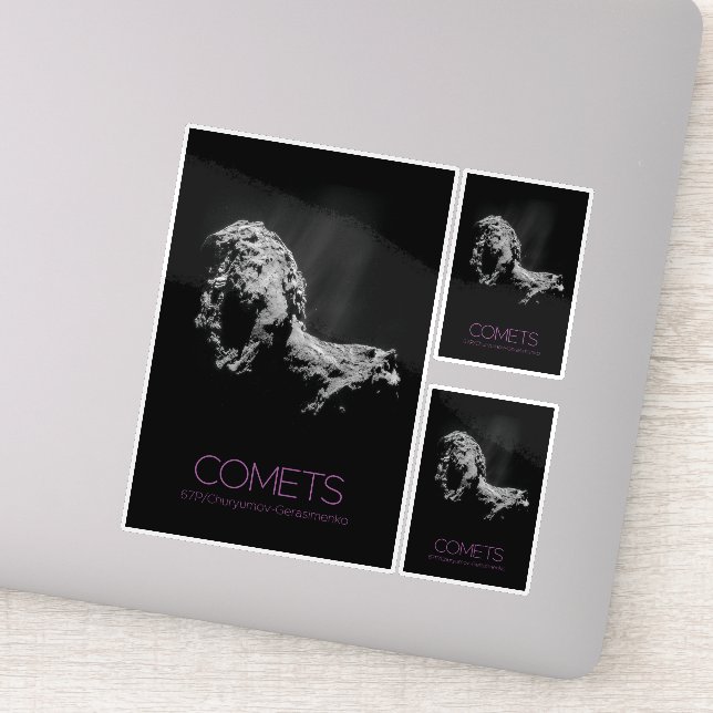 Pegatina Espacio Ultraterrestre, Sistema Solar, Cosmos, Com (Detalle)