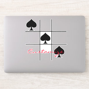 Pegatina Espadas negras Tic Tac Toe Thunder_Cove