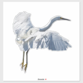 Pegatina Espalda de nieve majestuosa