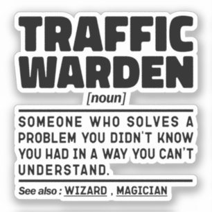 Pegatina Especialista en gestión de tráfico en Noun