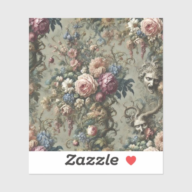 Pegatina Espectros de Woodland - Victoria gótica (Hoja)