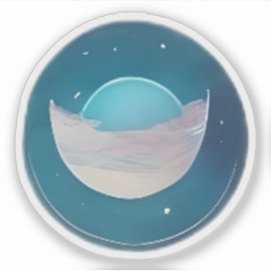 Pegatina Espejo lunar