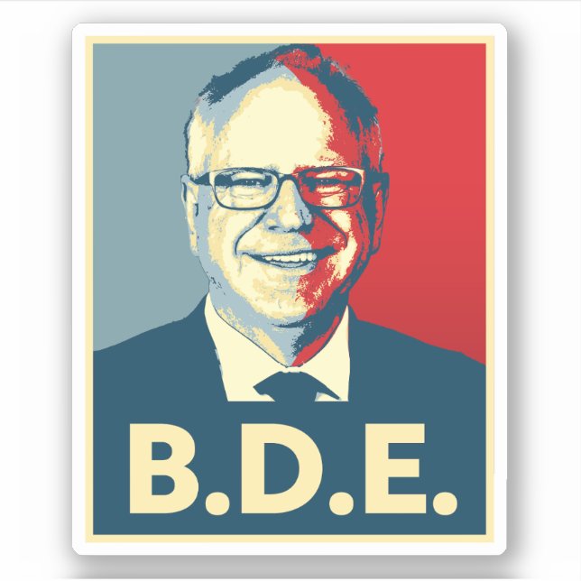 Pegatina Esperanza de BDE (Anverso)