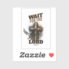 Pegatina Esperen Al SEÑOR Isaías 40:31