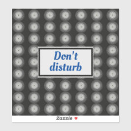 Pegatina Espiral negra y blanca