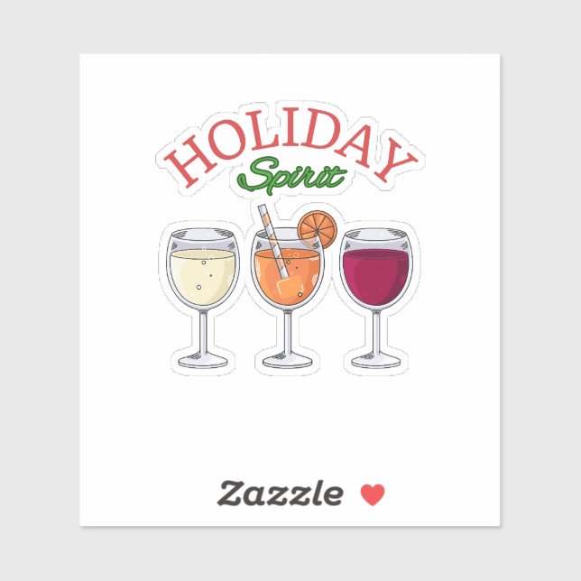 Pegatina Espíritu de vacaciones (Hoja)