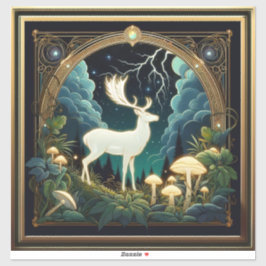 Pegatina espíritu de venado
