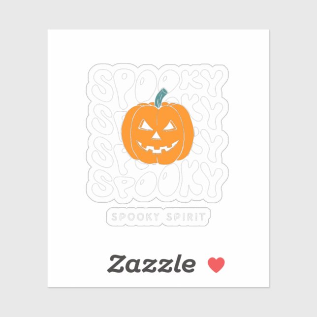 Pegatina Espíritu fantasmal (Hoja)