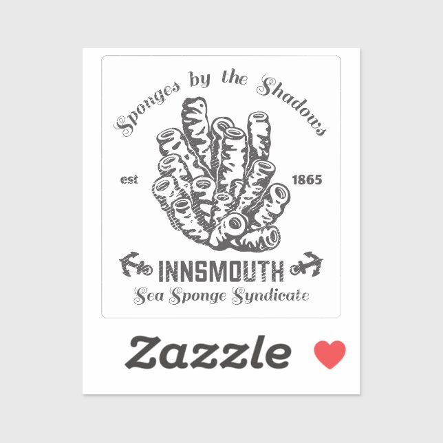 Pegatina Esponjas de Shadows Innsmouth (Hoja)