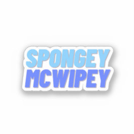 Pegatina Esponjoso McWipey