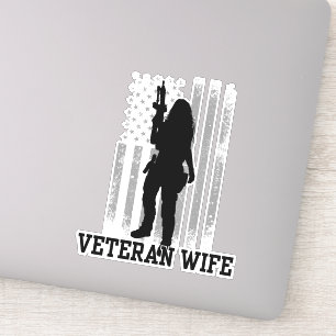 Pegatina Esposa veterana