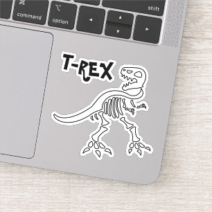 Pegatina Esqueleto T-REX