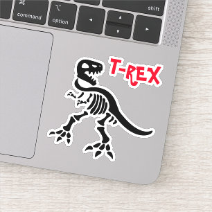 Pegatina Esqueleto T-REX