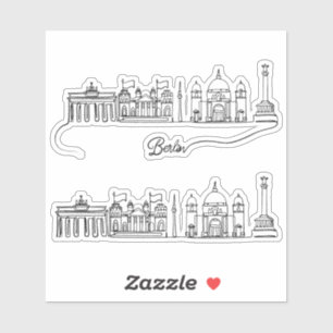 Pegatina Esquina de Berlín