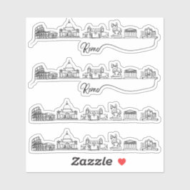 Pegatina Esquina de Roma