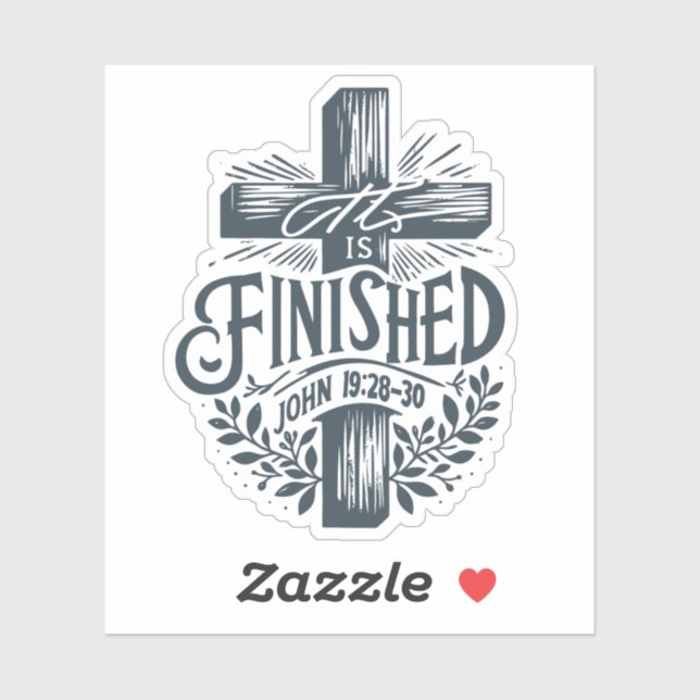 Pegatina Está terminado (Hoja)