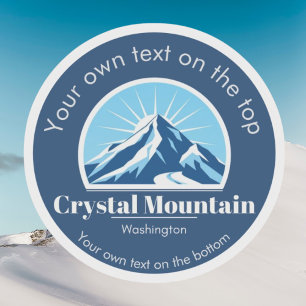 Pegatina Estación de esquí Crystal Mountain Washington