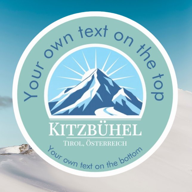 Pegatina Estación de esquí de Kitzbühel Tirol Austria Öster (Subido por el creador)