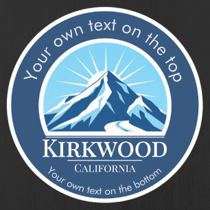 Pegatina Estación de esquí Kirkwood California