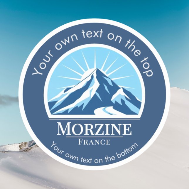Pegatina Estación de esquí Morzine Francia (Subido por el creador)