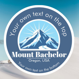 Pegatina Estación de esquí Mount Bachelor Oregon