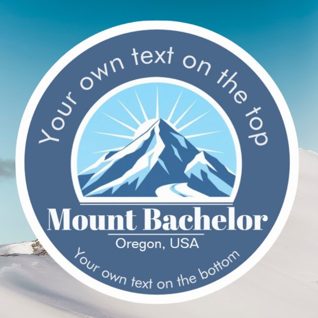 Pegatina Estación de esquí Mount Bachelor Oregon (Subido por el creador)