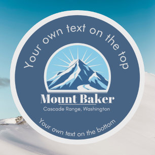 Pegatina Estación de esquí Mount Baker Cascade Washington 