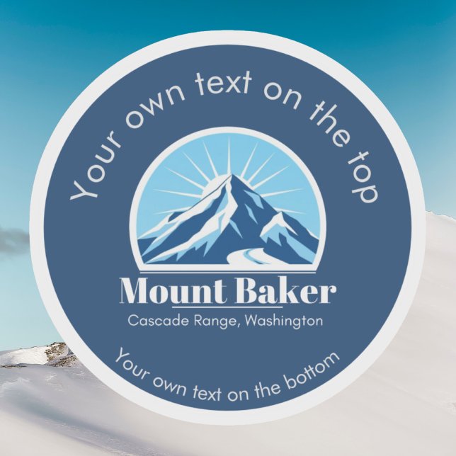 Pegatina Estación de esquí Mount Baker Cascade Washington  (Subido por el creador)