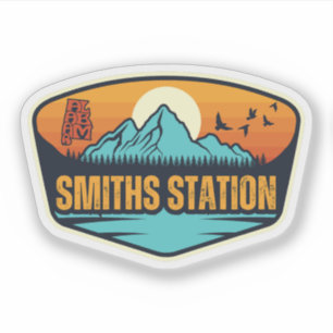 Pegatina Estación Smiths, Alabama