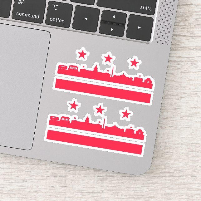 Pegatina Estado 51 de Washington DC (Detalle)