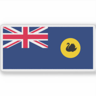 Pegatina Estado de Australia Occidental, Commonwealth de Au