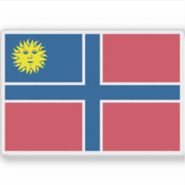 Pegatina Estado de Muskogee (Florida, 1799-1803), EE.UU.