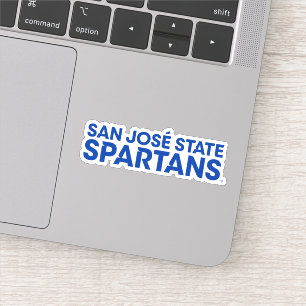 Pegatina Estado Spartans Wordmark de San Jose