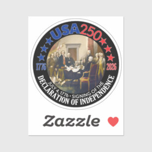 Pegatina Estados Unidos 250 - 1776-2026 - Declaración de In